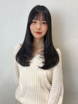 アクシス 栄店(`AXIS)&nbsp;森崎ミルクティーブロンド/ダークブルー/デジタルパーマ/栄