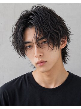 メンズ サロン ドット トウキョウ 町田店(men's salon dot. tokyo) シャドウパーマ×センターパート