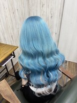 ヘアスタジオワン 藤沢店(HAIR STUDIO ONE)&nbsp;みずいろ～　エクステも染めてます