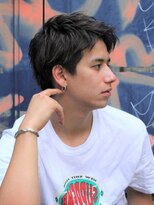 ベレーザ 渋谷(BELEZA)&nbsp;st962ワイルドアップバング無造作ショートヘアくせ毛風パーマ