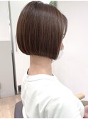☆Owll☆切りっぱなしグラボブショコラベージュ