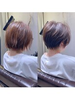 アヴァロン(AVALON)&nbsp;30.40代にオススメ×  前髪長め×丸みくびれショート☆