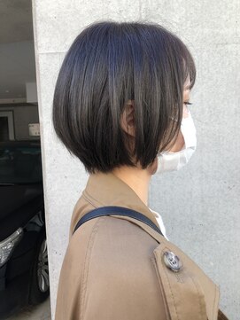 エミヲ 石川町(emiwo) 艶ボブ×オリーブグレージュ☆emiwo小川裕二