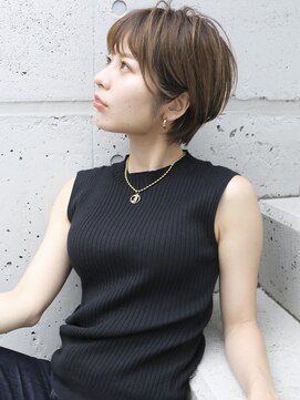 バース(BIRTH) 天神【BIRTH】大人かわいい耳かけショート×マロンベージュ