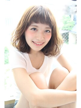 クート 北浦和(ku-to) ミディアムウェーブ×イルミナカラ－×髪質改善×白髪染め