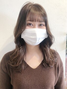 スナオ(sunao) 外ハネミディアム×エドルグレージュ