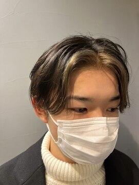 メンズヘアトーキョー(MEN'S HAIR TOKYO) ミストバング/センターパート/ポイントパーマ