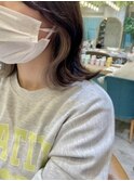 lond fleur小泉　イヤリングカラー×ショコラベージュ