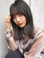 ラフィス ヘアールーチェ 樟葉店(La fith hair luce) 【La fith】アッシュオリーブ×セミディ