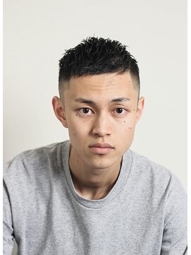 レンゲン(LENGEN) メンズかき上げニュアンスマッシュサイドパート韓国マッシュ