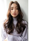 韓国風ナチュラルロングスタイル