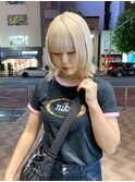 セミディ/シアーカラー/レイヤーカット/渋谷