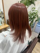 プシュケ(PSYCHE)&nbsp;10代20代30代大人可愛いナチュラルシャギーカットカシスブラウン