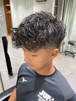 ヨシザワインク バンダイ(YOSHIZAWA Inc. BANDAI)&nbsp;メンズパーマ/20代30代髪型/万代床屋/美容室/理容室/爽やか/短髪