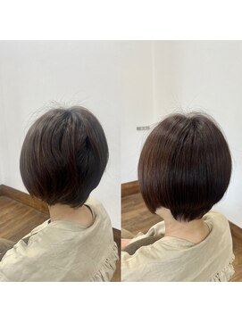 デュアル(dual) 40代／定期カット☆ショートヘア