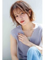 ネル 千早 香椎(nell.)&nbsp;大人ナチュラルレイヤーショートボブ