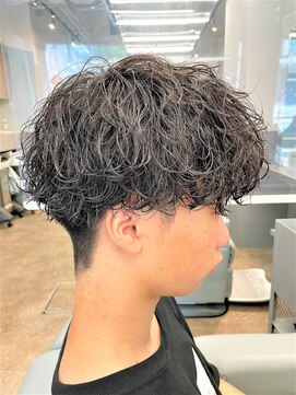 ノイセル 心斎橋(Noisyle) guest snap 刈り上げマッシュ×波巻きスパイラルパーマ