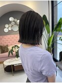 オリーブベージュ/ショート/ボブ/韓国風/似合わせ[大阪梅田]