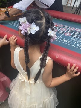 リンダテーラ(Linda tela) 【札幌白石】へアセット/フィッシュボーンツイン/ツインヘア