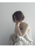 【ボブスタイル】無造作ウェーブ