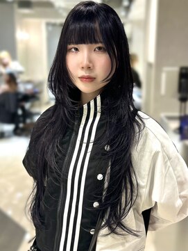 ソル ジングウマエ(SOL JINGUMAE) mayu指名//韓国風ザクザクロングレイヤーハッシュカットウルフ