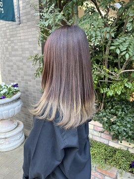 ファーレンピュアスウィート(fahren-pure-suite) 裾カラー/ラベンダーカラー/ホワイトベージュ