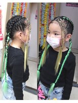 エクステ専門店ミキ 横浜店(MIKI)&nbsp;ダンス人毛ブレイズ4本+ツインテールコ-ンロウブレイズ2本横浜駅