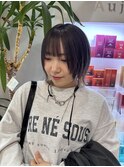 ウルフカットハッシュカット