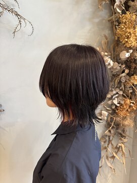 ソフトウルフ×インナーカラー