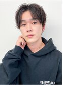 センターパートソフトツイスパツーブロック10代20代爽やか