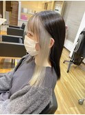 イヤリングカラー　ホワイトベージュ