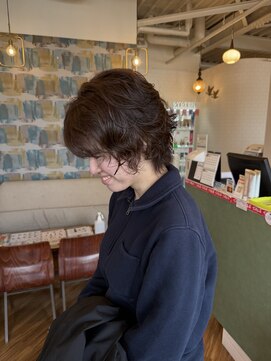 ショートスタイル×ランダムパーマ