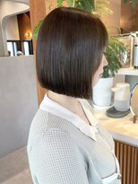 ロンド ボーイ 表参道(Lond BOY)&nbsp;大人ガーリー/グレージュ/韓国顔周り/タッセルボブ/縮毛矯正原宿