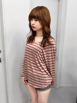 ヴァーディ オモテサンドウ(Vardy omotesando) orange/オレンジブラウン 暖色 ワンブリーチ 表参道ハイトーン