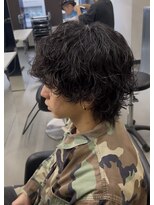プルーブトウキョウ 渋谷(PROVE TOKYO)&nbsp;大人無造作 ミディアムウルフ シャドウパーマ