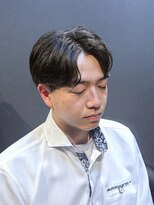 アンドワークス カシワ(&WORKS kashiwa)&nbsp;ニュアンスパーマ×センターパート