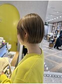 ぱつっとボブ