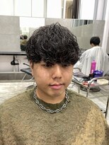 サンズ 梅田 中崎町(SUNS)&nbsp;アイロンセット風ナチュラル無造作シャドウパーマ