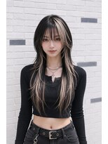 リアン(Lien) デザインカラー×ウルフカット
