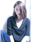 Hエイチ原宿＊『フェザーボブ』グレージュ【H eitf】