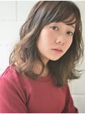 ナチュラルロブカット/心斎橋&なんば