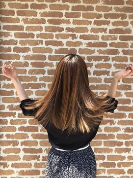 ヘアメイク リーフ 茂原店(HAIRMAKE Leaf) ツヤ髪大人ストレート