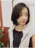 大人の黒髪おしゃれボブ【Ruufus恵比寿渋谷】31511