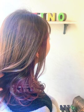 ヘアーメイク アフィーノ(hair make affino) ピンクヴァイオレット
