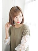 【Loa mio】ハイトーングレージュボブ【30代/40代/50代/60代】
