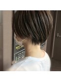 オリーブ系ヘアカラー+ハイライト
