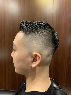 ヒロギンザ 横浜店(HIRO GINZA) 左クルーカット