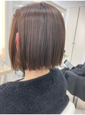 切りっぱなしボブ