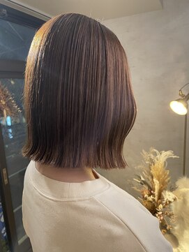 ジル アンク(Jill ankh) 《Jill ankh姫路駅前》梅雨前準備　縮毛矯正　外ハネボブ