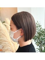 アクセヘアー 町田(acce hair) ブリーチ毛のグレージュカラー